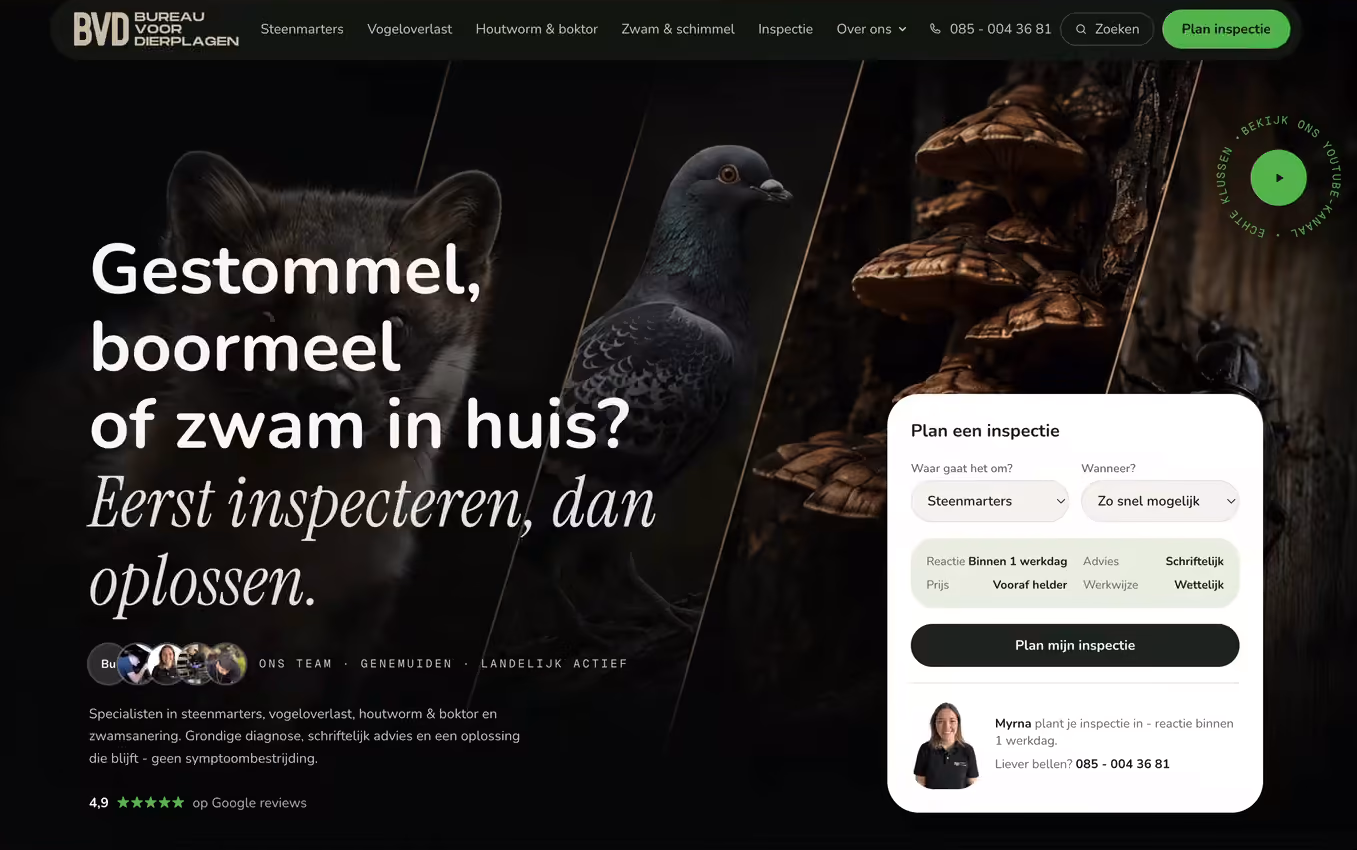 Website van BVD