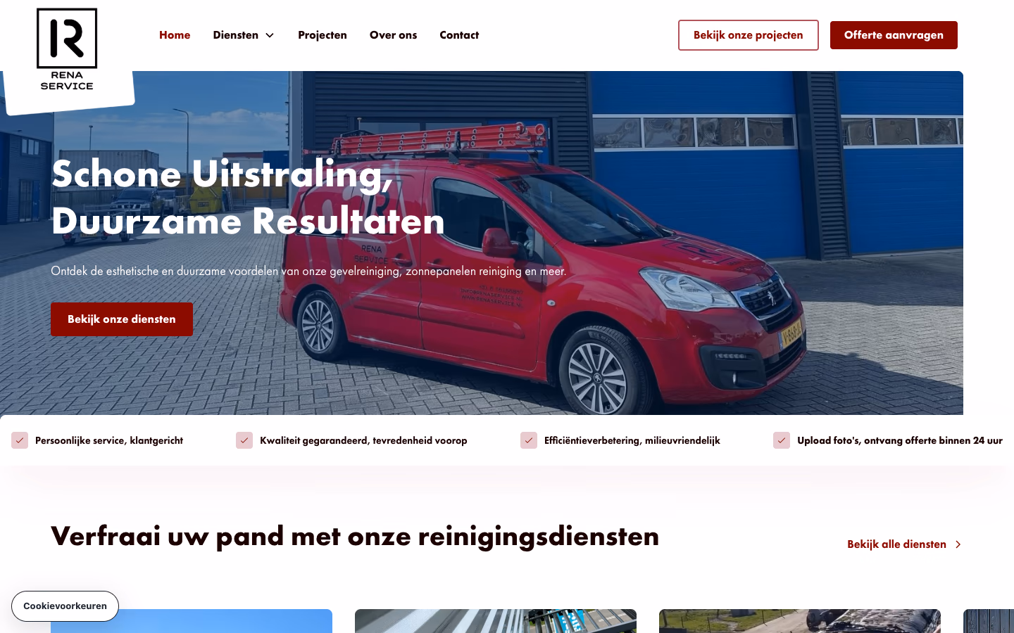 Website van Rena Service