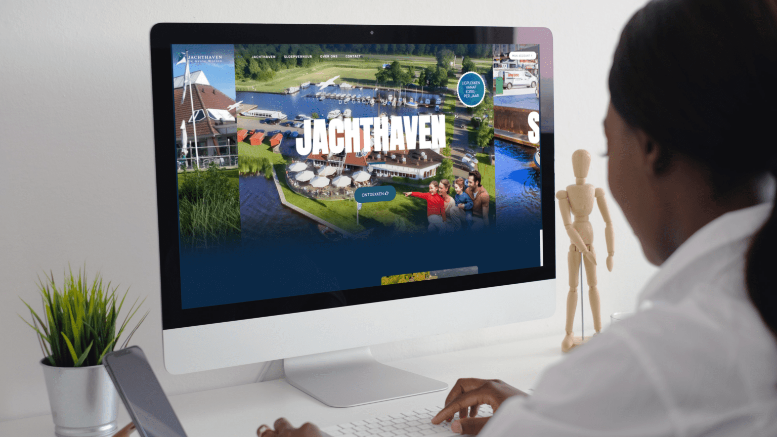 iMac homepage desktop jachthaven